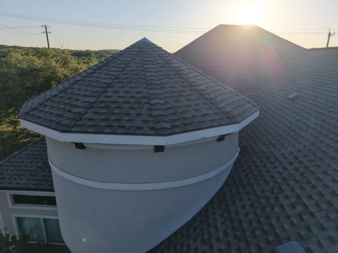 GAF asphalt shingle roof replacement