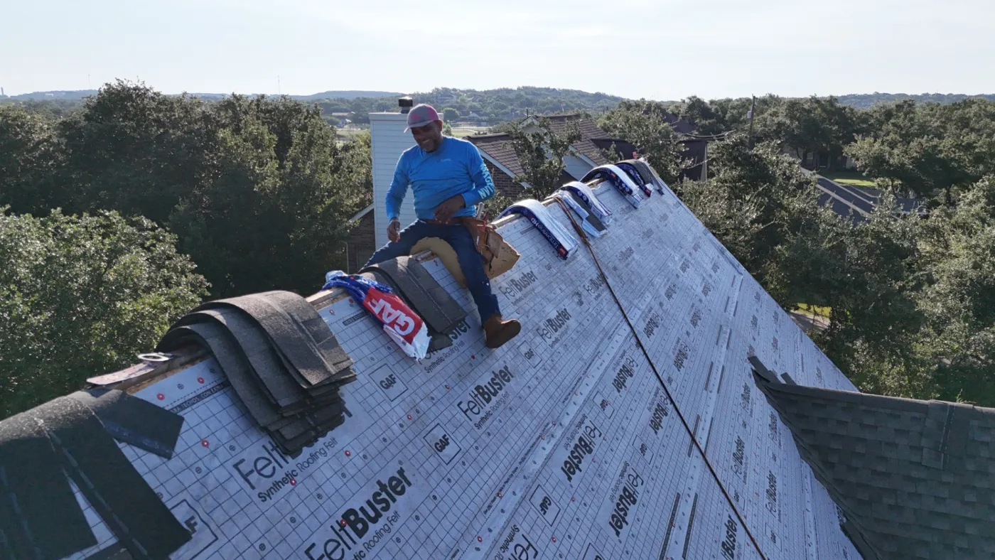 install roofer GAF shingle